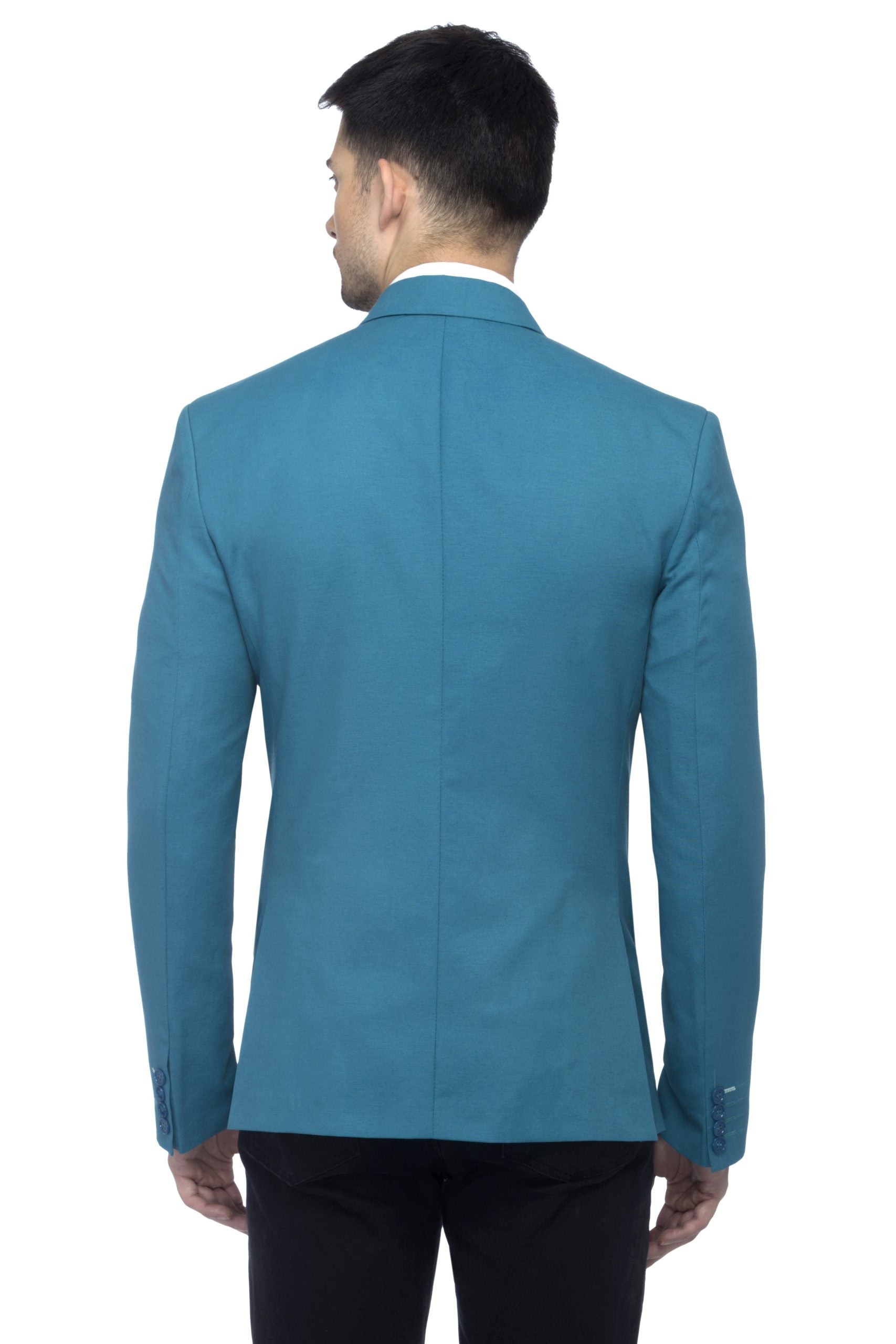 FAVOROSKI Turkish Green Slim Fit Formal/Party Single-Breasted Casual Blazer