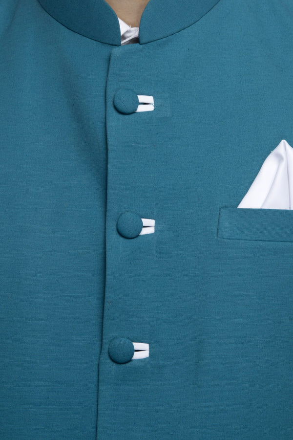 Favoroski Men's Turkish Green Waistcoat