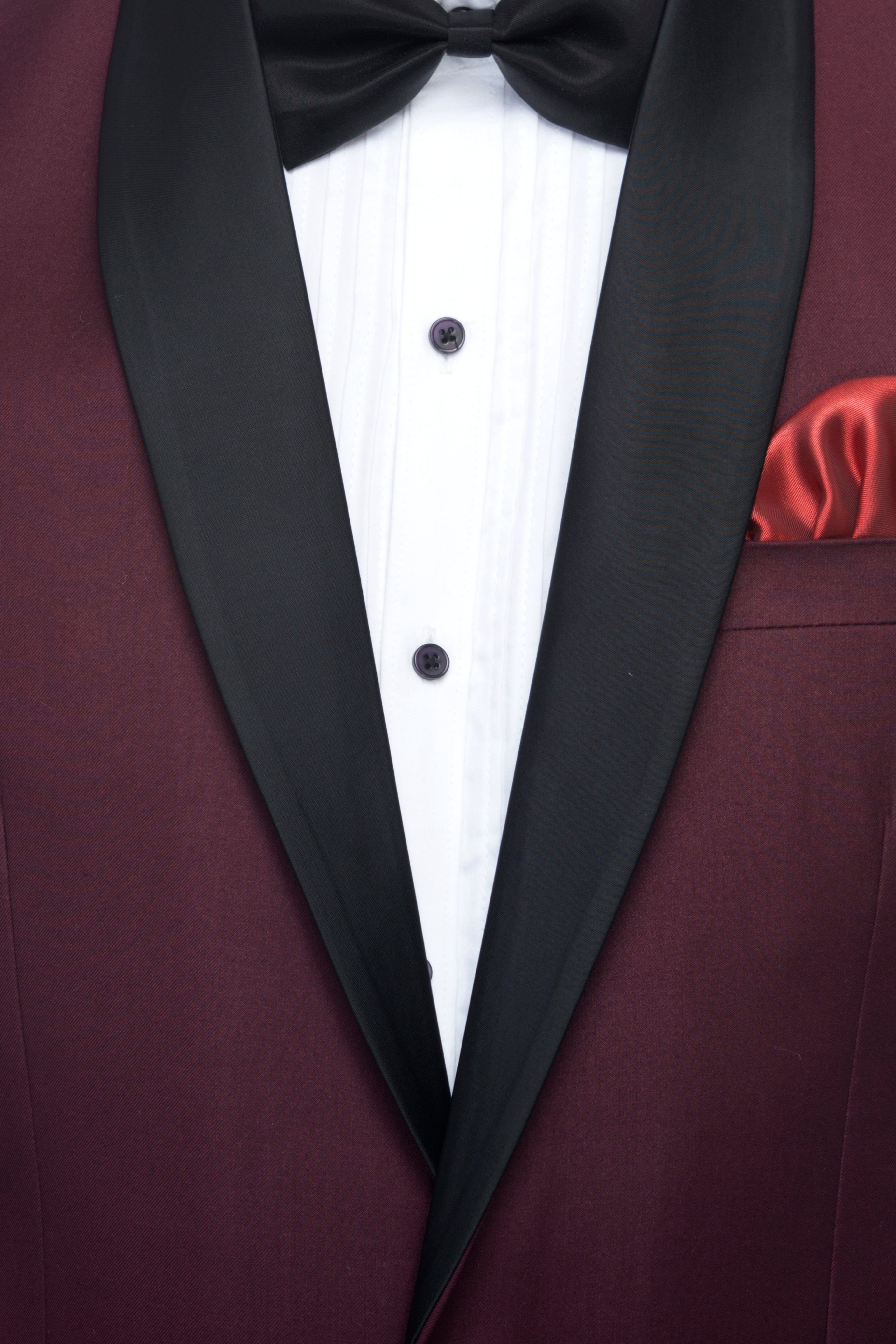 FAVOROSKI Wine Slim Fit Party wear Single-Breasted Tuxedo Blazer