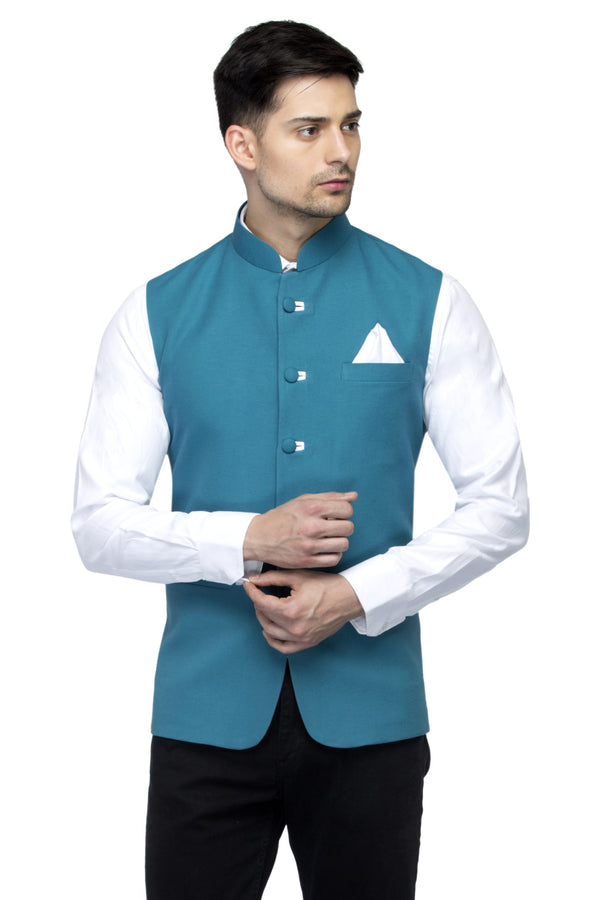 Favoroski Men's Turkish Green Waistcoat